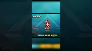 New Overachiever title🔥pubgprince shortviral gaming TITLE [upl. by Manthei]