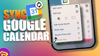 How to Sync Google Calendar with iPhone Calendar  Connect iPhone and Google Calendar [upl. by Towroy]