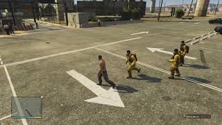 GTA V Prison Guard Kills Firefighter part 10 [upl. by Xavler498]