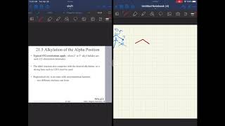 Organic 2 Ch 21 part 4  Alpha Alkylation [upl. by Ebberta]