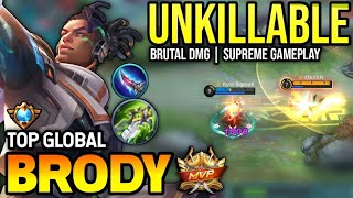 BRODY BEST BUILD 2023  TOP GLOBAL BRODY GAMEPLAY  MOBILE LEGENDS✓ [upl. by Dennie]