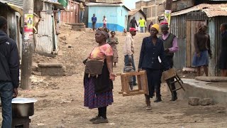 Calm returns to Nairobis Mathare slum after Kenyan polls [upl. by Menell]