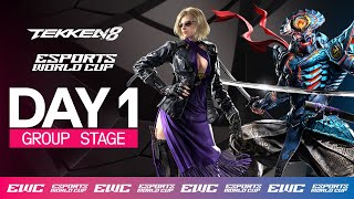 EWC TEKKEN 8  Day 1  Group Stage [upl. by Niad]