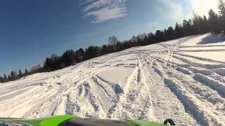 1998 arctic cat zr 500 mbrp can GOPRO HERO 2 [upl. by Heshum121]