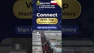 Connect with Top Supplier at Machinex Poland b2bexpo industrialexpo machinextin machinex [upl. by Aronson]