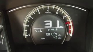 2016 Honda Civic 060 MPH Test Video – 6 Speed Manual 20 Liter 4Cylinder [upl. by Einittirb]