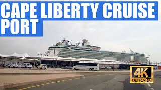 Bayonne Crossing to Cape Liberty Cruise Port drive 4K [upl. by Aennyl]