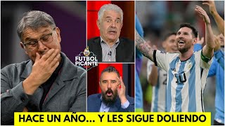 TODAVÍA LES DUELE a ÁLVARO MORALES y TUCA FERRETTI derrota de MÉXICO vs ARGENTINA  Futbol Picante [upl. by Pavla452]