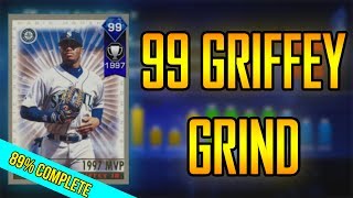 99 GRIFFEY GRIND 89 COMPLETE  MLB 17 THE SHOW DIAMOND DYNASTY [upl. by Atteloj901]