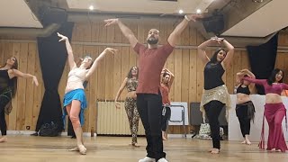 Cours de danse orientale à Paris  Kareem GaD du Caire Bellydance classes  sur Abdel Halim Hafez [upl. by Riesman542]