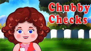 Chubby Cheeks Dimple Chin Nursery Rhyme with Lyrics  YouTube Video [upl. by Airlie]