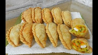 PASTEL  Fried Savory Pastry  Delicious  Ninik Becker [upl. by Felice]