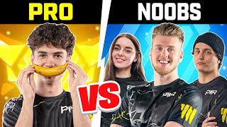 3 NOOBS VS 3 ROCKET LEAGUE PROS [upl. by Loria]