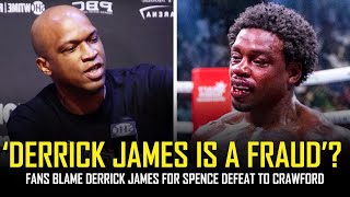 🤔 Spence Vs Crawford Derrick James OVERRATED trainer 🤔 [upl. by Sofko]