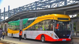 BRT  mise en service 14 sur 23 stations seront fonctinnelles [upl. by Kareem]