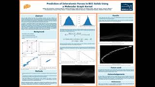 Prediction of interatomic forces in bcc solids using a molecular graph kernel [upl. by Joshi831]