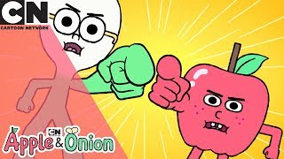 Apple amp Onion  Apple And Onion Will Fix It  Cartoon Network UK 🇬🇧 [upl. by Loralie429]