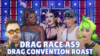 Drag Race AS9 Episode 6 National Drag Convention Roast  Queening Out w Laganja and Joseph [upl. by Levison]