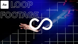 How To Loop Footage In After Effects [upl. by Ahtram]