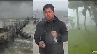 🔴 Milton golpea con fuerza a Florida vientos feroces y marejadas desatan las alertas [upl. by Japha]