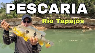 Ep14 Pescaria de Tucunaré e Piranhas no Rio Tapajós Itaituba Pará [upl. by Vilma89]