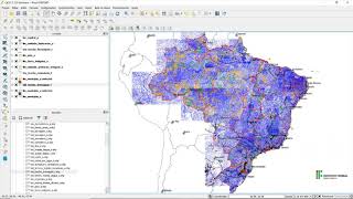 Prática em QGIS Visibilidade da camada dependente da escala [upl. by Aehsrop]