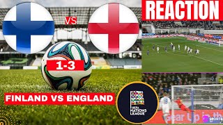 Finland vs England 13 Live Stream Nations League Football Match Score Commentary Highlights Lions [upl. by Ardeha485]