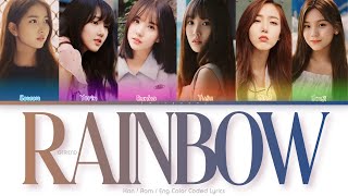 GFRIEND 여자친구 Rainbow Color Coded Lyrics HanRomEng [upl. by Eirahcaz]