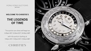 Christies Livestream The Legends of Time The First Watches Evening Sale in Asia [upl. by Damita]