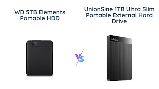 WD Elements vs UnionSine Portable HDD Which One To Buy [upl. by Gney]