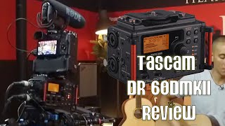 Tascam DR 60DMKII 4 channel portable recorder for DSLR Review [upl. by Kornher974]