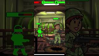 Radscorpion vs 2 Dwellers in Super Reactor fallout falloutshelter radscorpion shorts gaming [upl. by Krawczyk331]