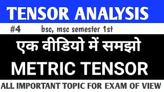 Metric tensor Conjugate metric tensor msc mathstrick msc2023 mgsubikaner tensor net mgsu [upl. by Lytsyrk]