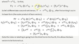 Covariant Differentiation [upl. by Nedda]