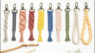 Macrame keychain friendly ampEasy to macrame startersmacrame keychain tutorial for macrame beginners [upl. by Ophelie629]