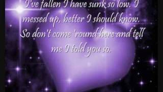 Fallen Lyrics Sarah McLachlan [upl. by Mars]