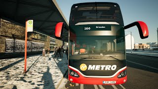 METRO   SETRA 531 DT   Berlin  Dresden  4K  Fernbus Simulator [upl. by Maighdlin]