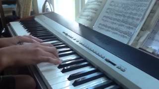 Alligatoah  Trauerfeier Lied Klavier Cover [upl. by Nomma]