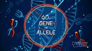 Genetics in 60 seconds Gene vs Allele [upl. by Ainsley]