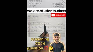 Reasoning 2024 latest questions ⁉️ by shiva classes reasoning shortvideo shorts short ytshorts [upl. by Soisatsana735]