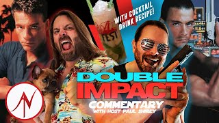 DOUBLE IMPACT 1991 starring jeanclaudevandamme  Commentary with cocktail drink recipe funny [upl. by Airamzul]