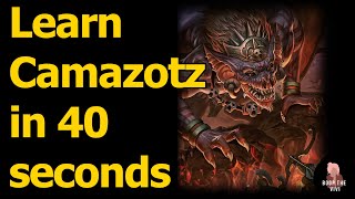 HOW TO PLAY CAMAZOTZ IN 40 SECONDS  Quick Smite God Guide [upl. by Cirda]