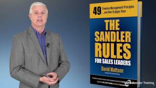 The Sandler Rules for Sales Leaders Introduction [upl. by Airtal]