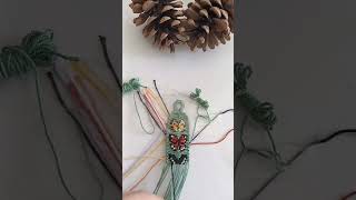 Kelebek Desen Alpha Bileklik 🦋 bileklik elyapımı handmade diy örgü knitting butterfly craft [upl. by Amihc484]