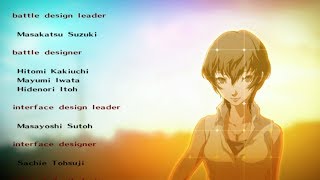 Persona 4 Golden  Credits [upl. by Anilek]