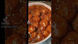 SLOW COOKER SALISBURY STEAK MEATBALLS shorts fyp salisburysteak meatballs slowcooker crockpot [upl. by Adaha74]