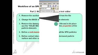 SIMULIA Abaqus  SPH Smooth Particle Hydrodynamics [upl. by Kissner]