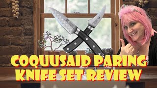 CoquusAid Paring Knife Set Review cooking CoquusAid review [upl. by Haissi384]