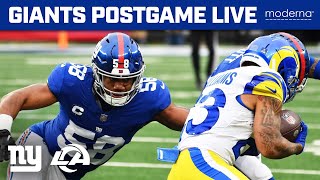 New York Giants vs Los Angeles Rams Week 17 Postgame Recap amp Analysis [upl. by Gelya646]