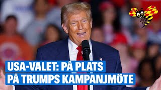 USAvalet På plats på Trumps kampanjmöte [upl. by Lenora404]